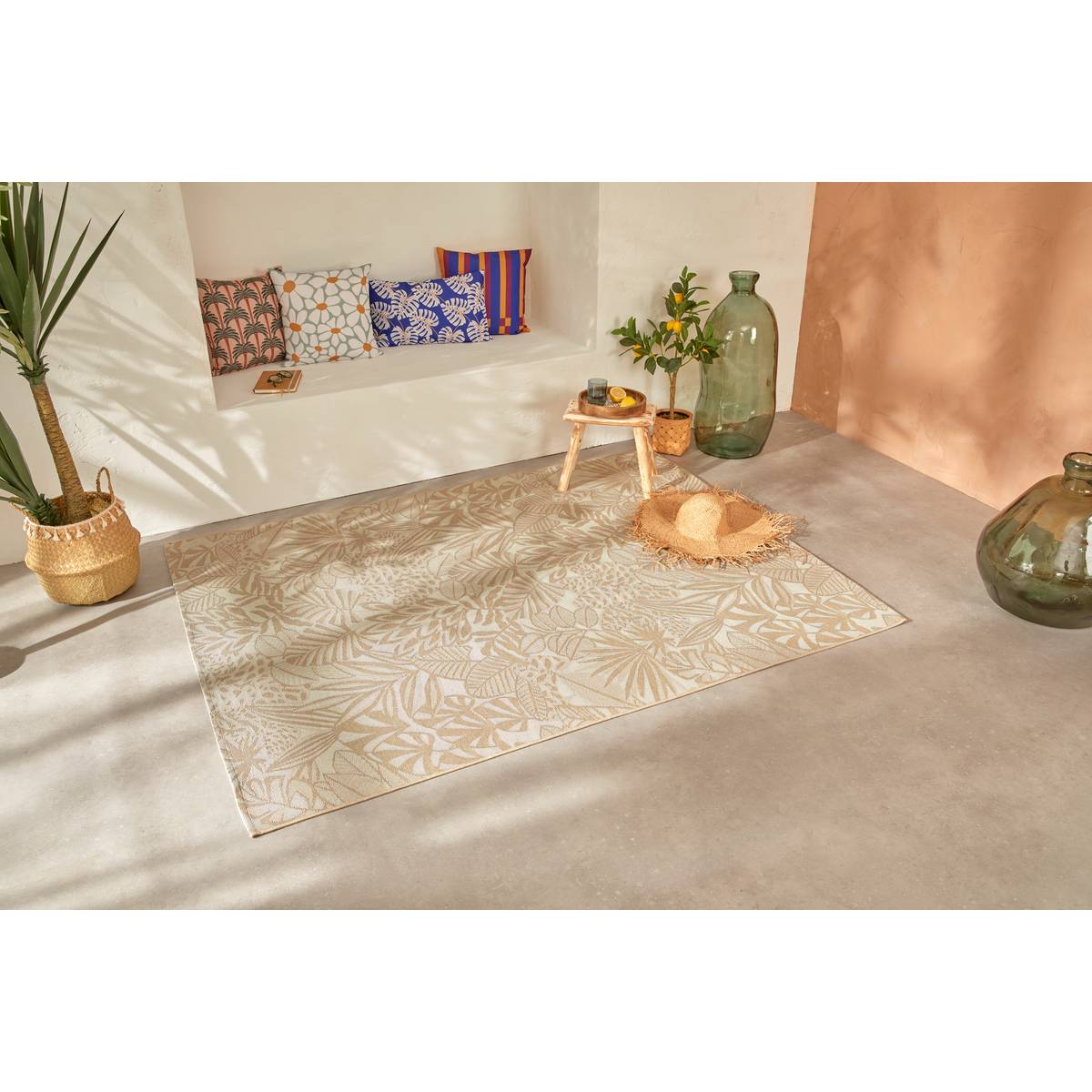 Alfombra de Exterior KEPA Patrón Tropical