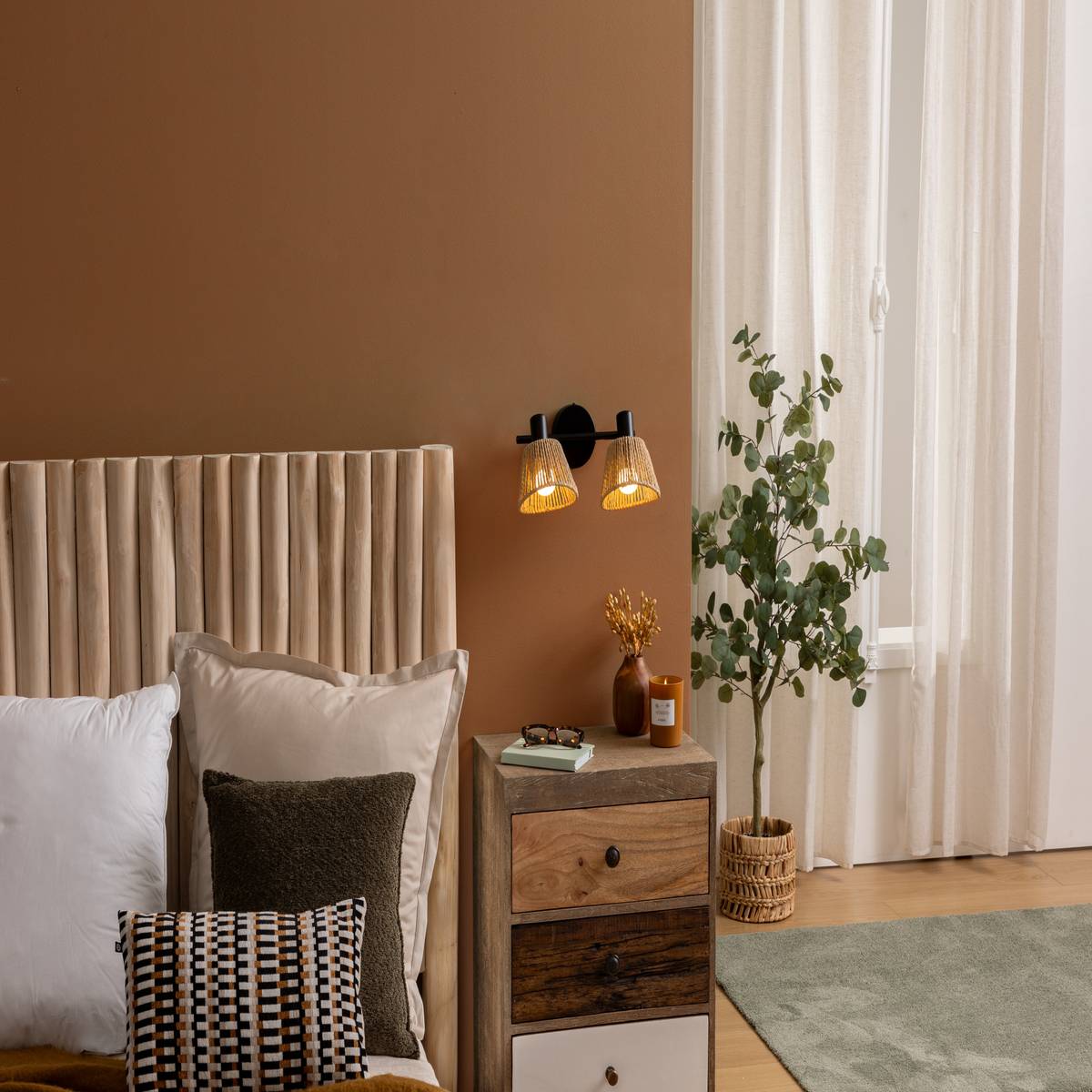 Aplique de pared/techo “Myha”