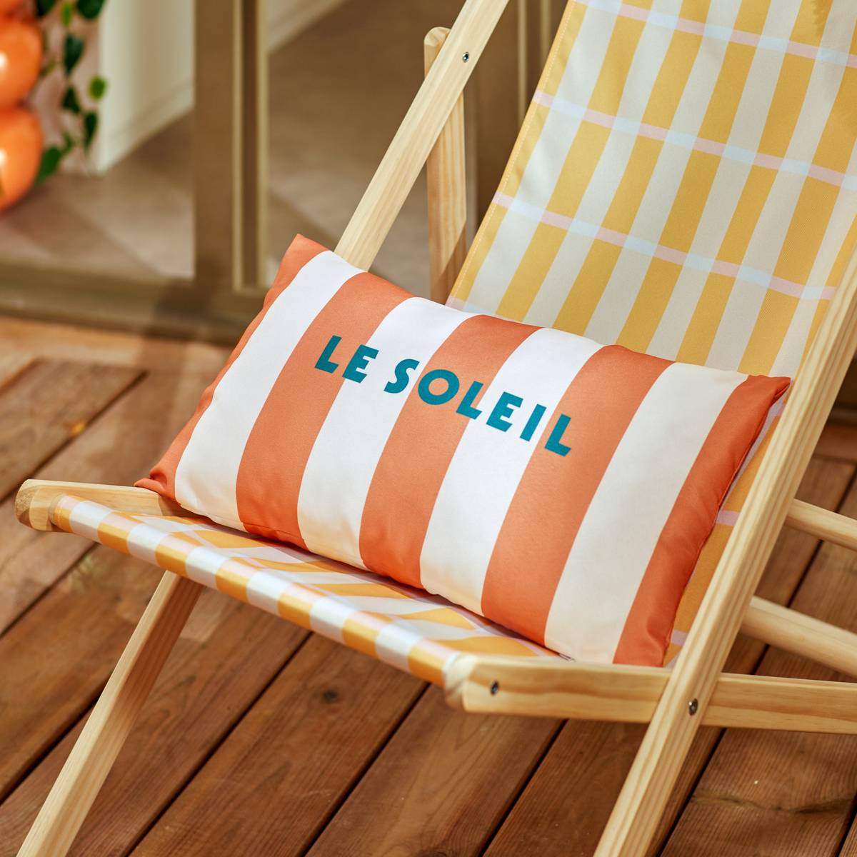 Cojín de exterior rectangular “Poolside”