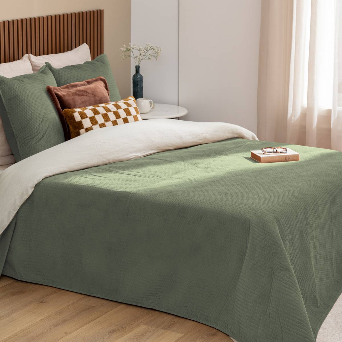 Cubrecama y 2 fundas de almohada “Lilou”