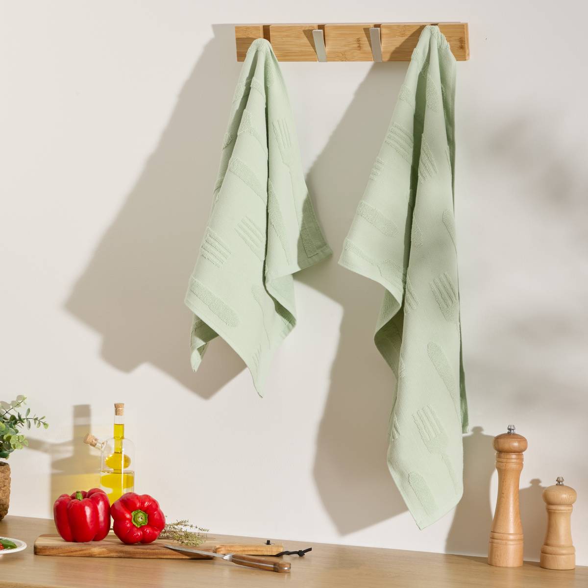 Juego de 2 paños de cocina “Terry”