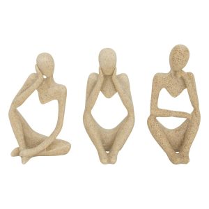 Juego de 3 estatuas “Aby”