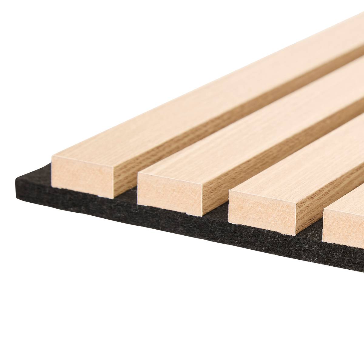 Juego de 3 paneles decorativos de listones de madera Colva