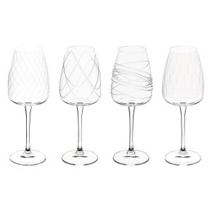 Juego de 4 copas de vino “Talia”