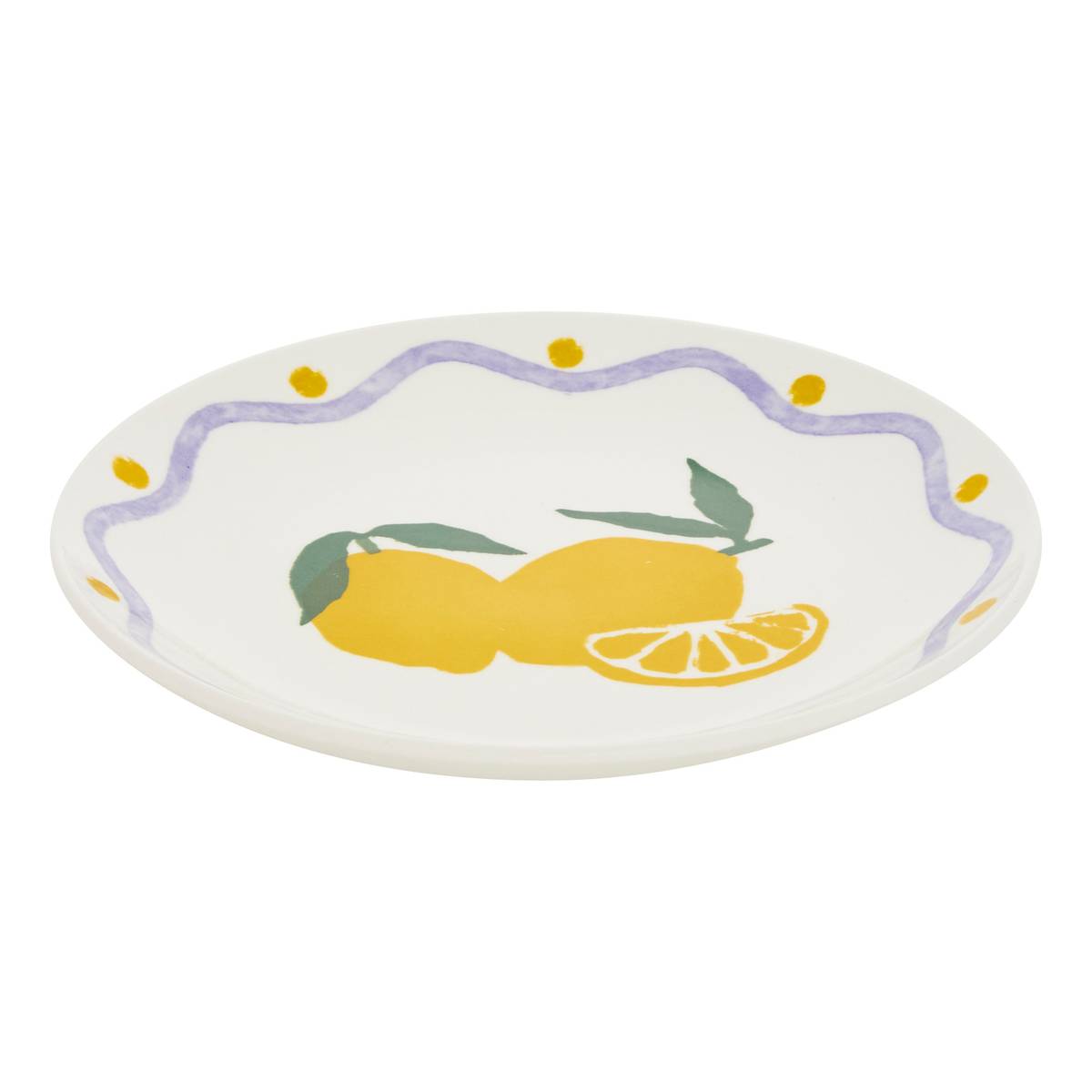 Juego de 6 platos de postre “Fruity”