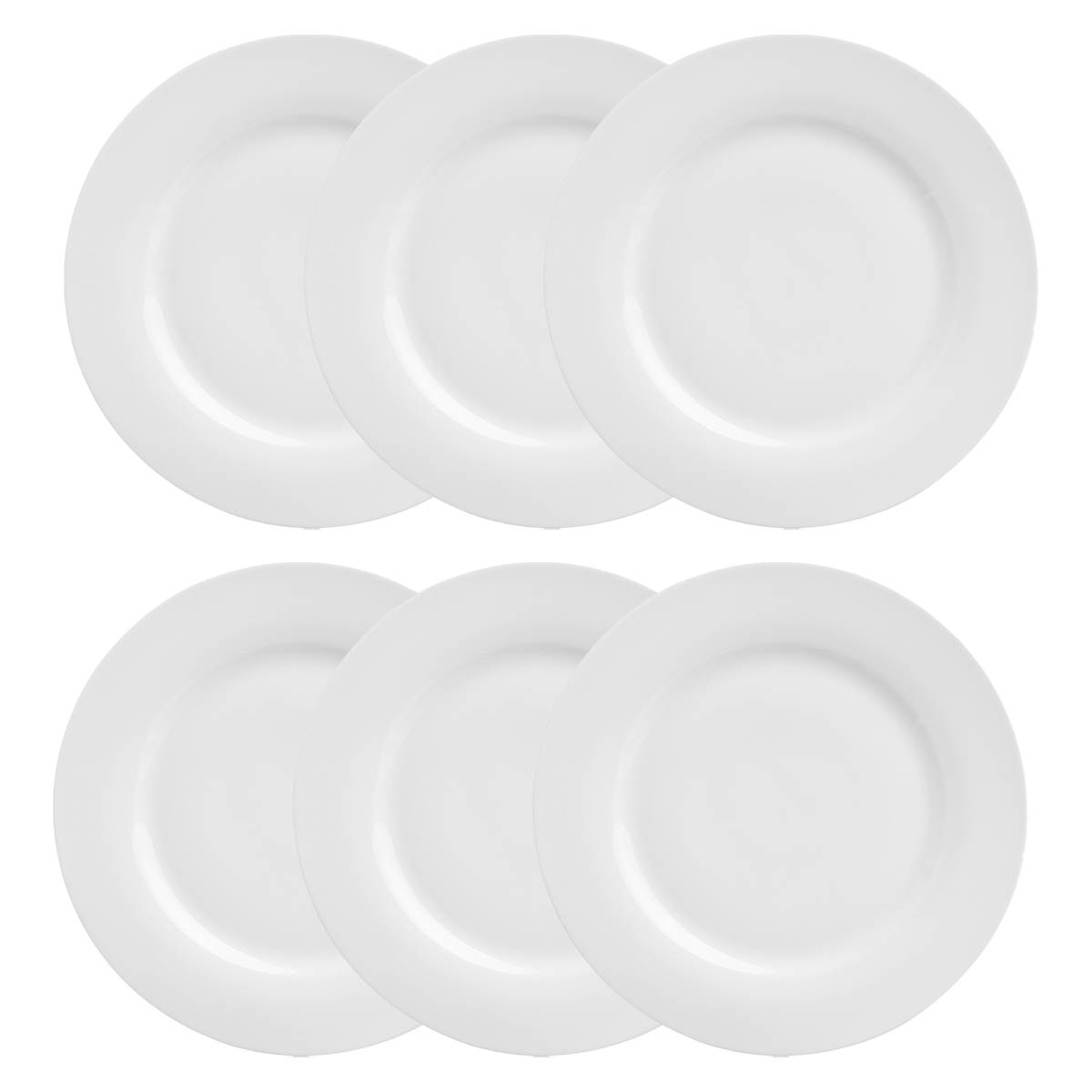 Juego de 6 platos llanos “Ronde”