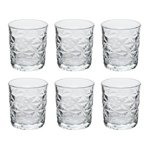 Juego de 6 vasos bajos “Juli’Eau”