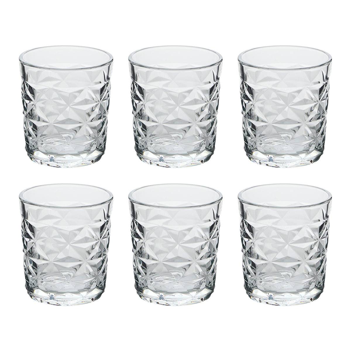 Juego de 6 vasos bajos “Juli’Eau”