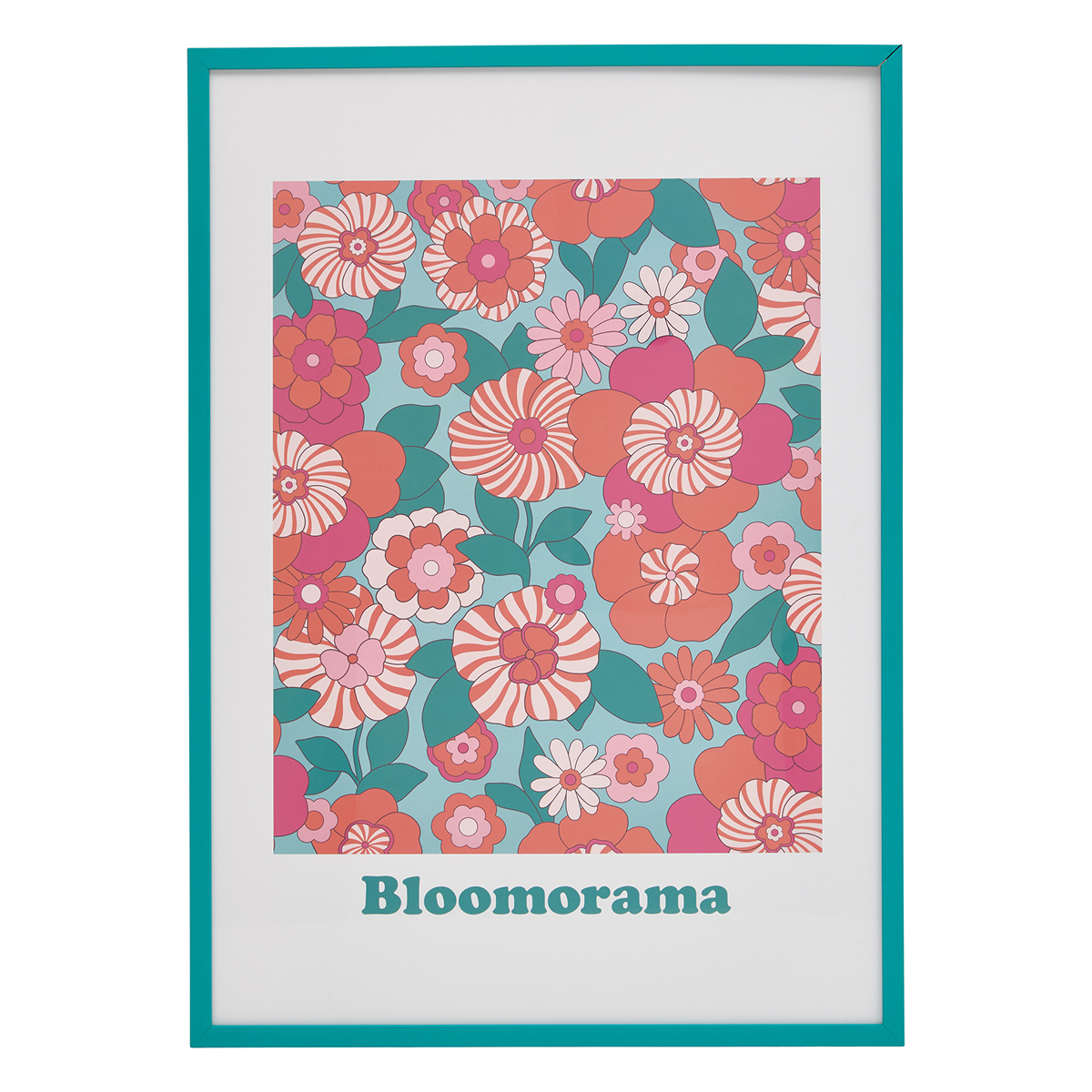 Lámina enmarcada “Bloomorama” 70×50 cm
