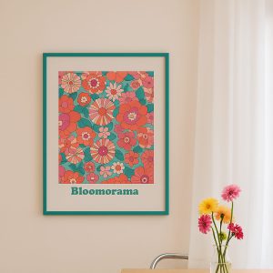 Lámina enmarcada “Bloomorama” 70×50 cm