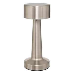 Lámpara exterior HALTO recargable USB Plateado