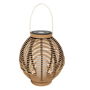 Linterna Solar Exterior TANY Beige