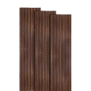 Lote de 3 paneles decorativos de listones de madera Colva