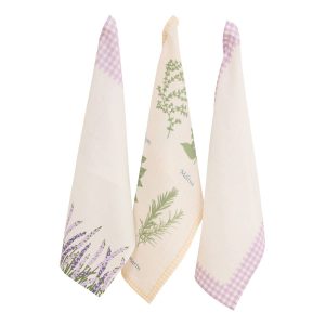 Lote de 3 paños de cocina “Garrigue”