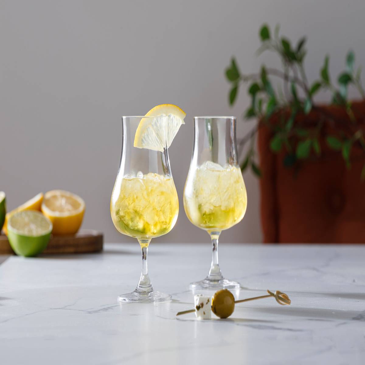 Lote de 4 copas de licor “Liqueur”