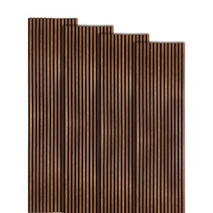 Lote de 4 paneles decorativos de listones de madera Colva