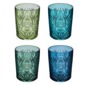 Lote de 4 vasos bajos  “Ayla”