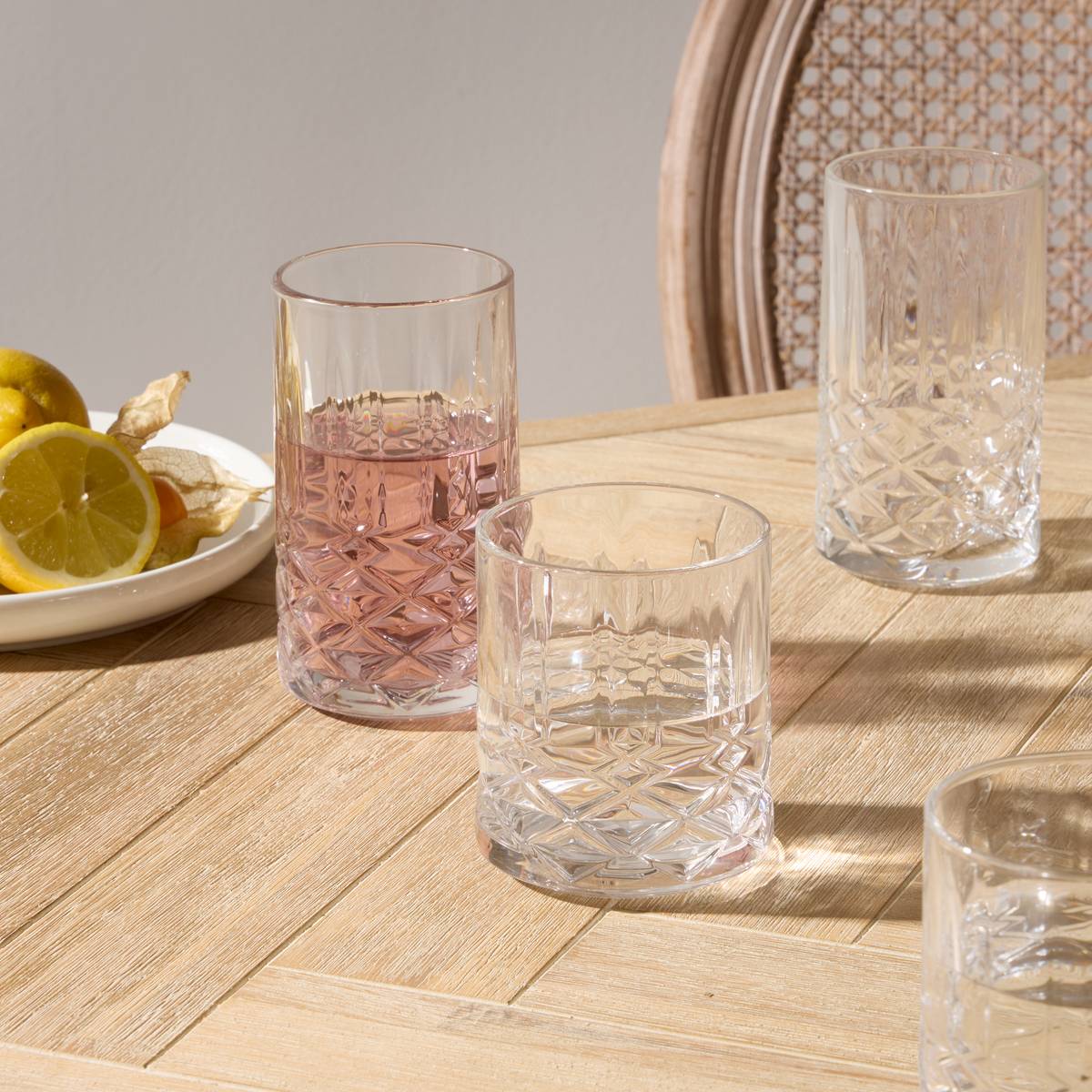 Lote de 4 vasos bajos “Gaspard”