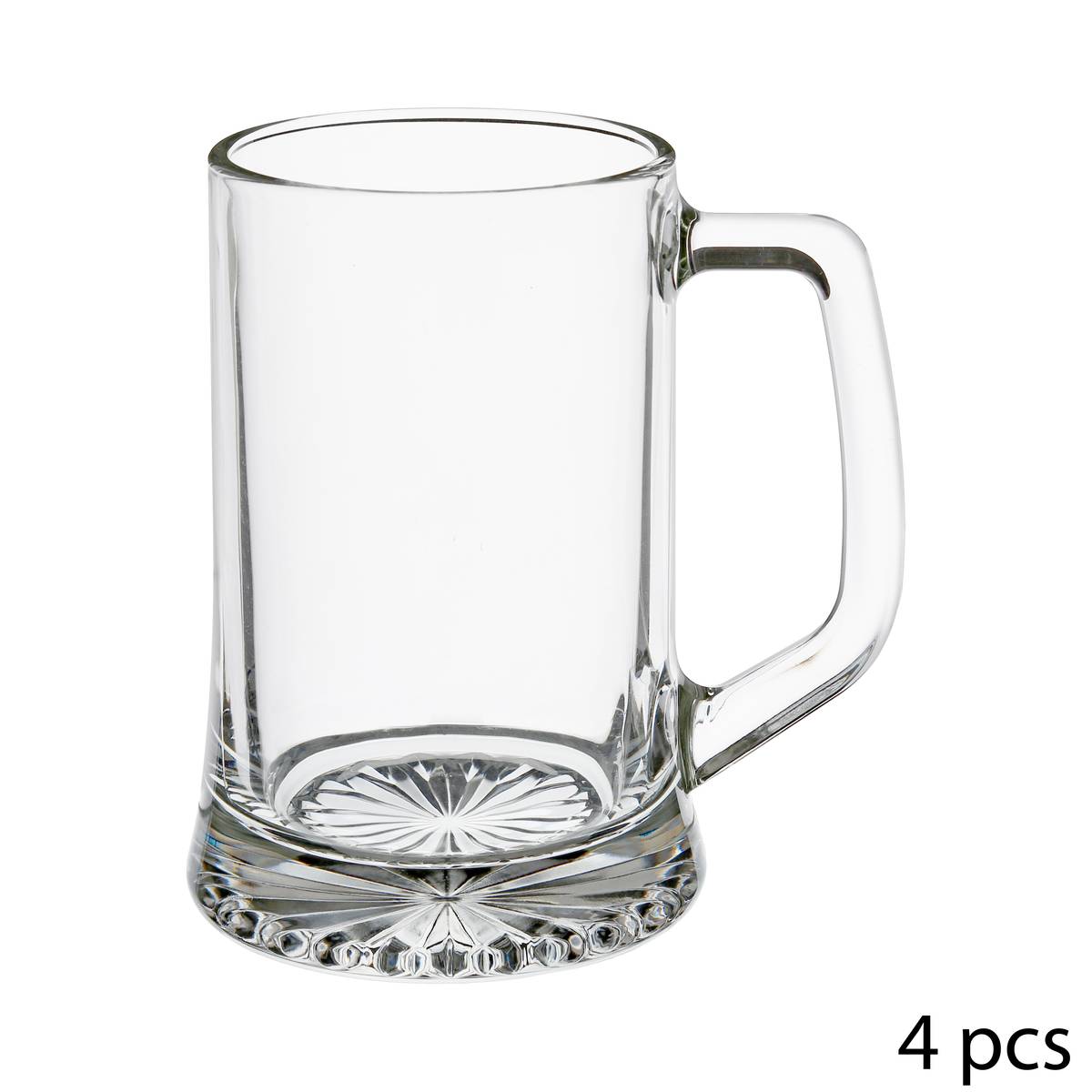 Lote de 4 vasos de cerveza “Biere”