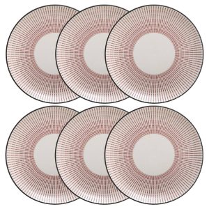 Lote de 6 platos de postre “Lunis”