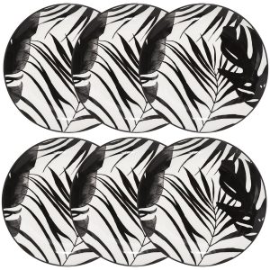 Lote de 6 platos de postre “Palme”