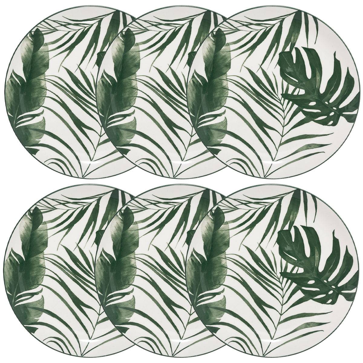Lote de 6 platos de postre “Palme”