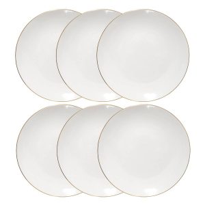Lote de 6 platos de postre “Petit Salon”