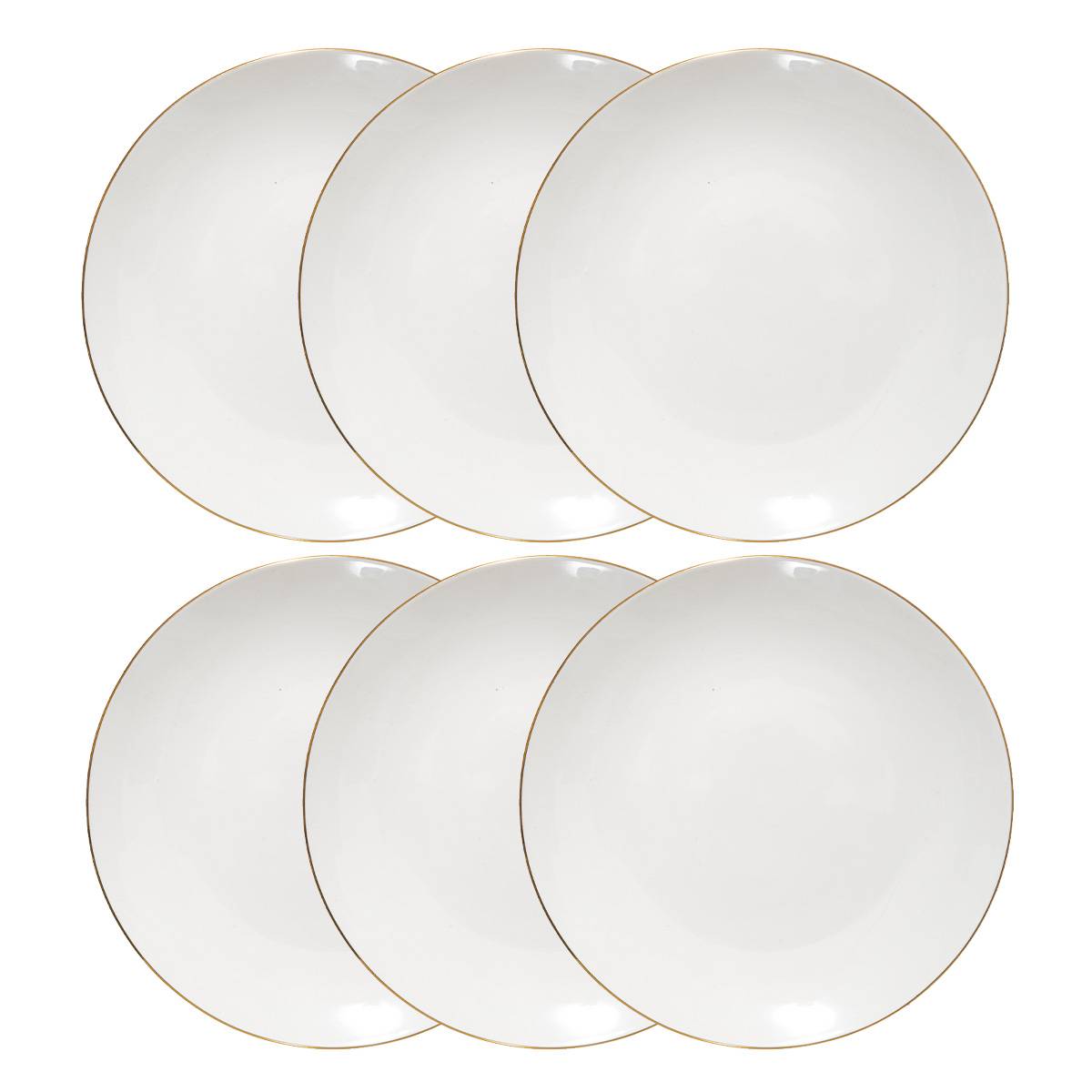 Lote de 6 platos de postre “Petit Salon”