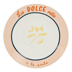 Lote de 6 platos para pasta “Della Pasta”