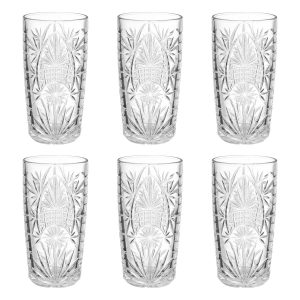 Lote de 6 vasos altos “Ayla”