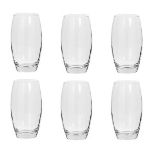 Lote de 6 vasos altos “Cesari’Eau”