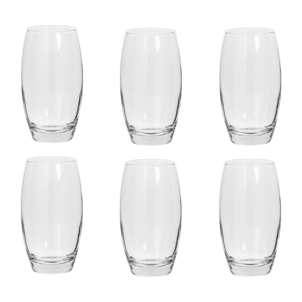 Lote de 6 vasos altos “Cesari’Eau”