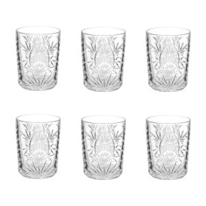 Lote de 6 vasos bajos “Ayla”