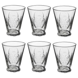 Lote de 6 vasos bajos “Carmela”