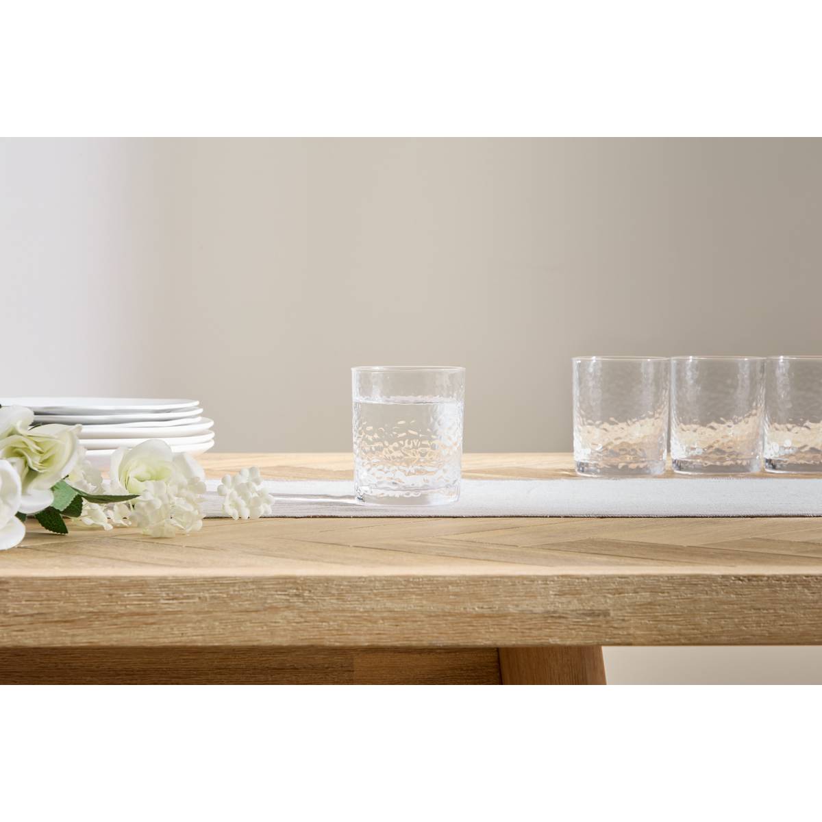 Lote de 6 vasos bajos “Celia”