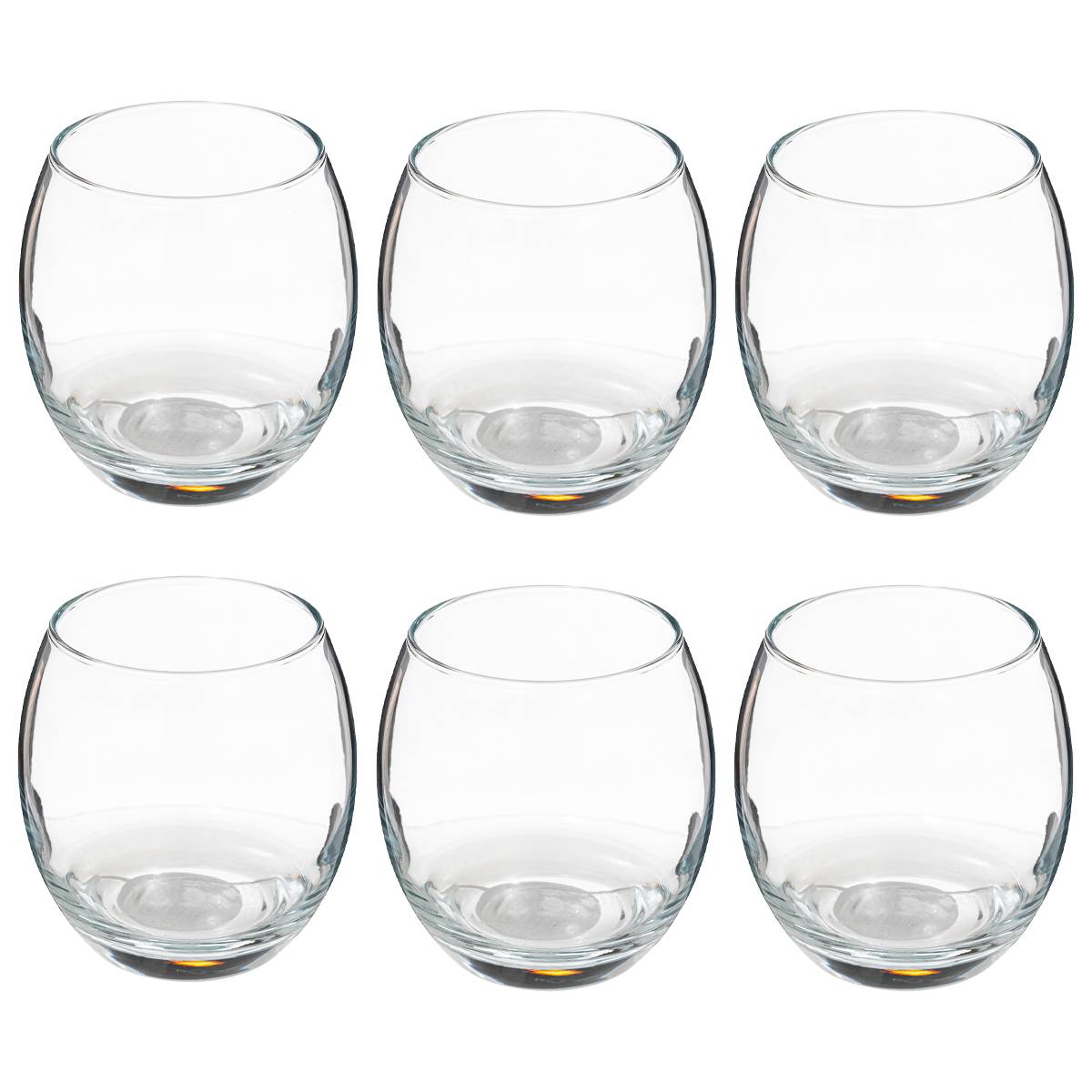 Lote de 6 vasos bajos “Cesari’Eau”