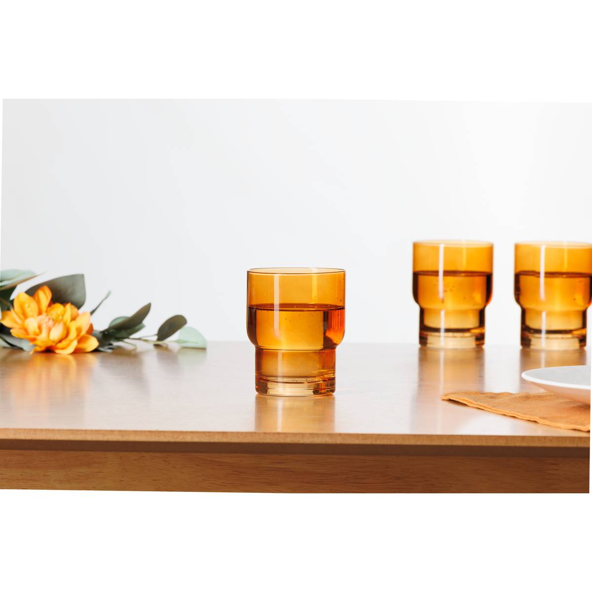 Lote de 6 vasos bajos “Ella”