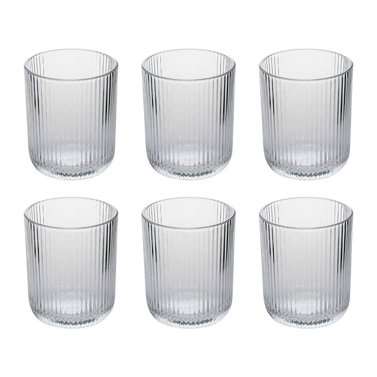 Lote de 6 vasos bajos “Ema”