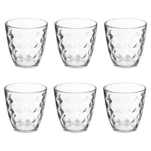 Lote de 6 vasos bajos “Fabi’Eau”