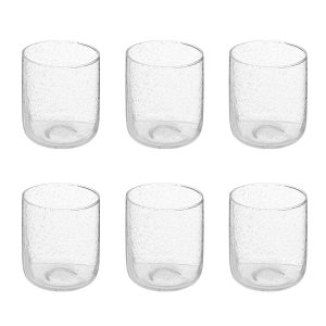 Lote de 6 vasos bajos “Naia”