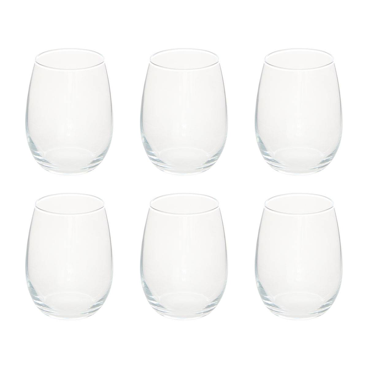 Lote de 6 vasos bajos “Nic’Eau”