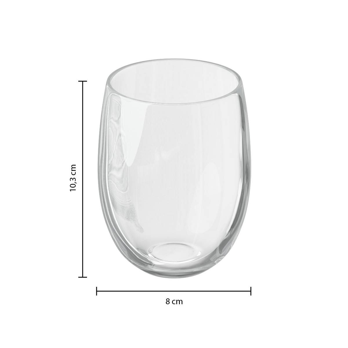 Lote de 6 vasos bajos “Orpea”