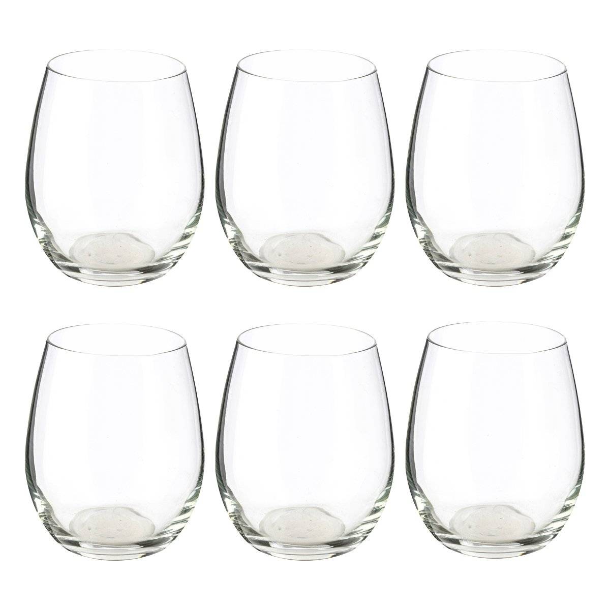 Lote de 6 vasos bajos “Orpea”