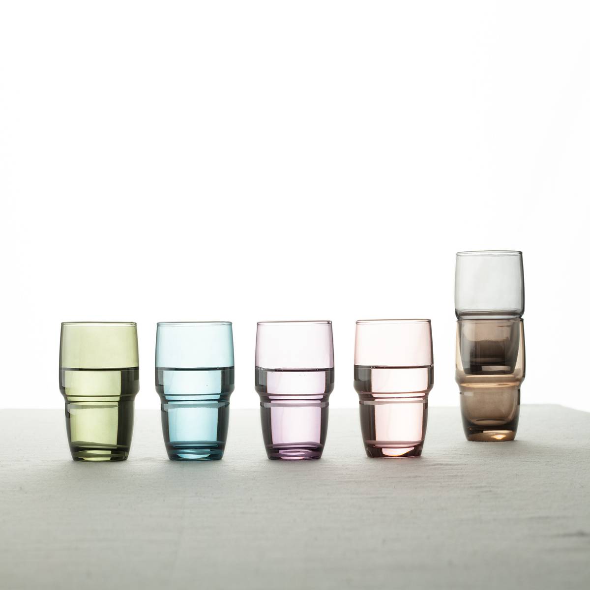 Lote de 6 vasos bajos “Rodrig’Eau”