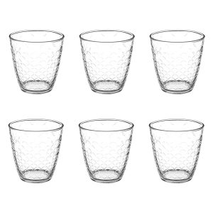 Lote de 6 vasos bajos “Rome’Eau”
