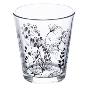 Lote de 6 vasos bajos “White Floral”