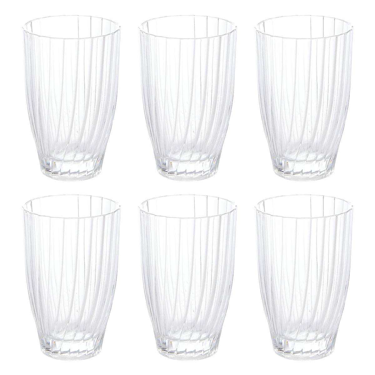 Lote de 6 vasos “Marg’Eau”