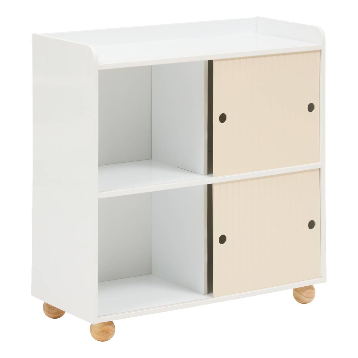 Mueble de almacenamiento infantil 2 puertas 1 nivel “Bouli”