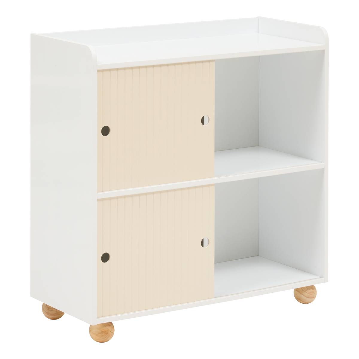 Mueble de almacenamiento infantil 2 puertas 1 nivel “Bouli”