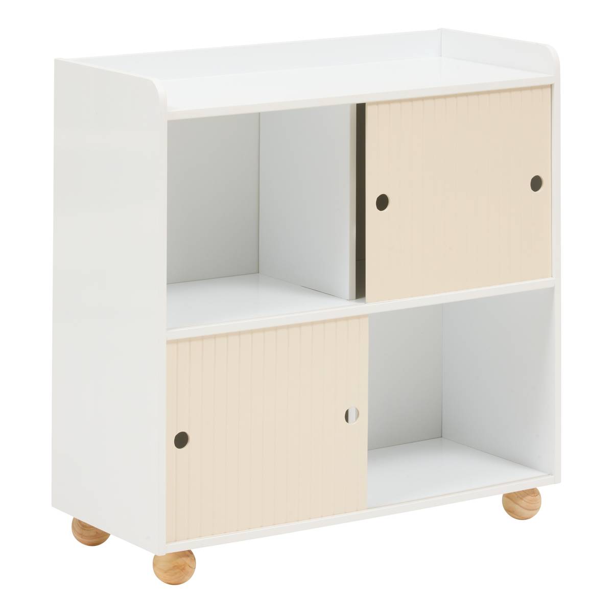 Mueble de almacenamiento infantil 2 puertas 1 nivel “Bouli”